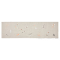 Copenhagen Fryd bordslöpare 140 × 45 cm, grå/guld