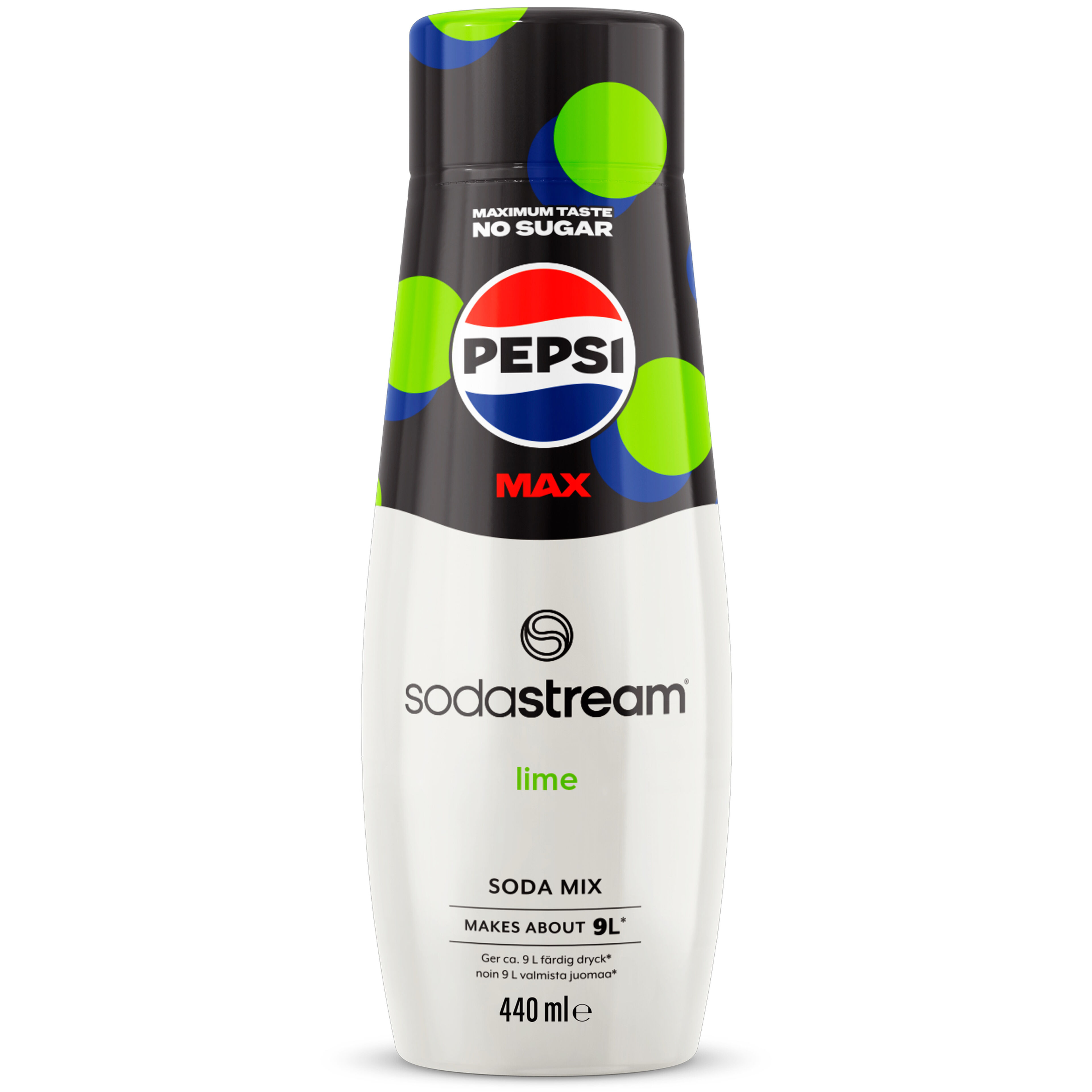 Pepsi Max Lime makutiiviste, 440 ml