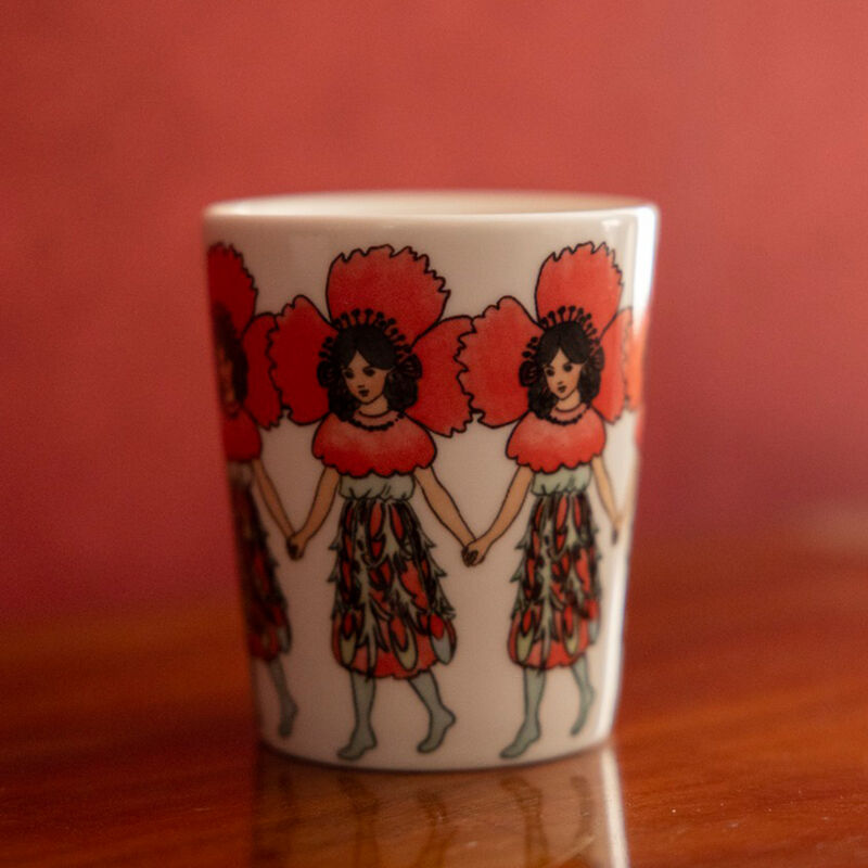 Elsa Beskow -muki 280 ml, poppy