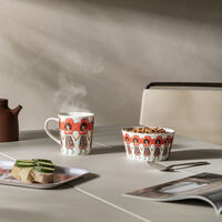 Elsa Beskow krus med hank 40 cl, poppy