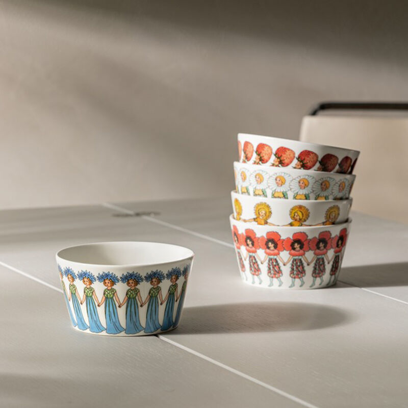 Elsa Beskow skål 50 cl, poppy