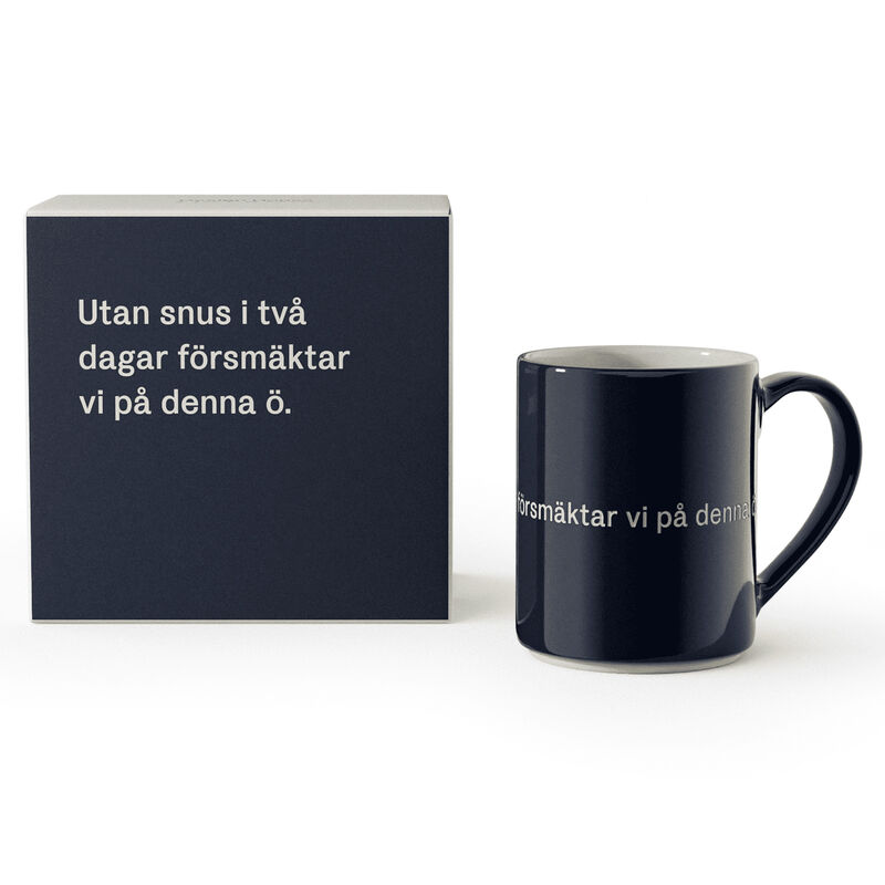 Astrid Lindgren kopp 35 cl, Utan snus i två dagar…