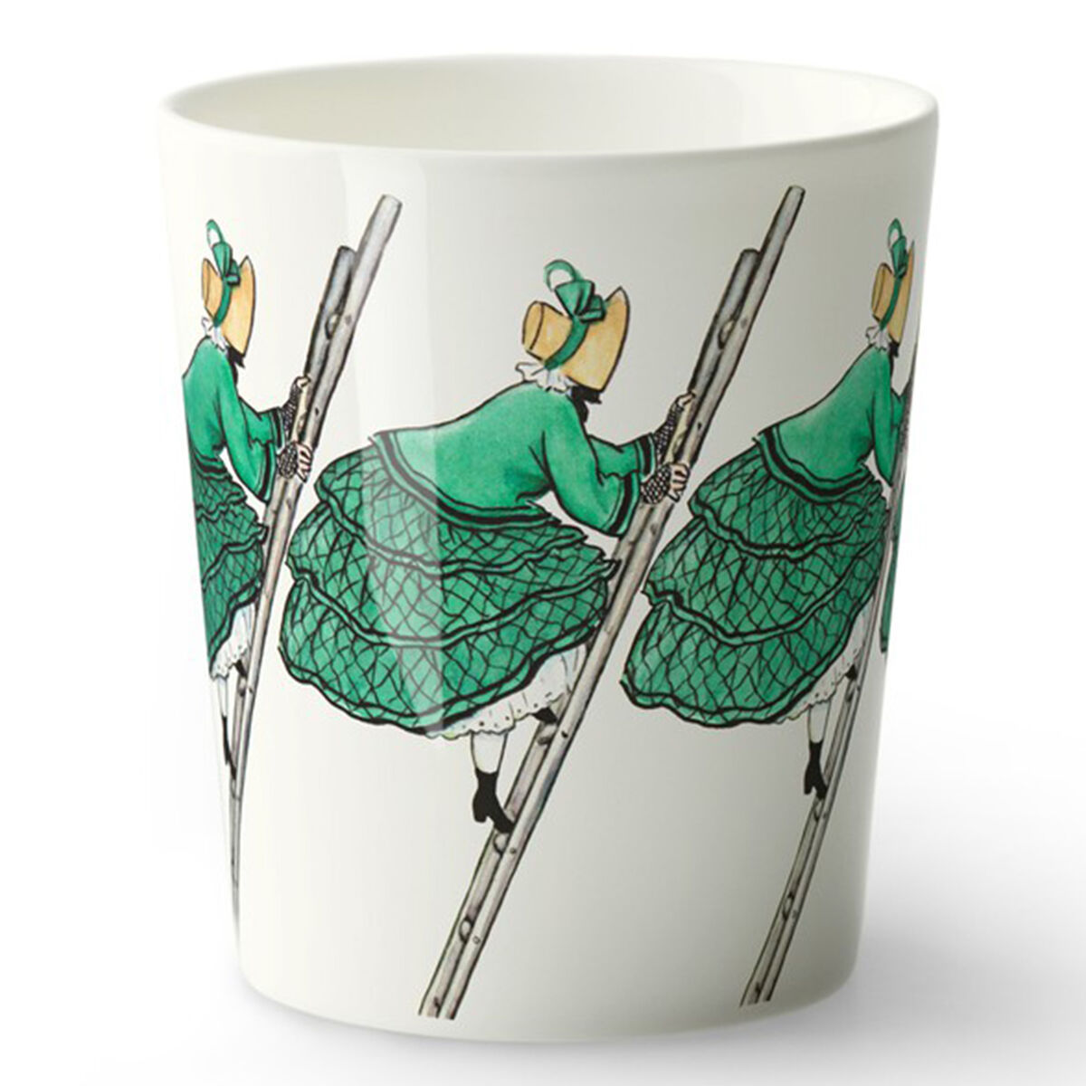 Elsa Beskow krus 28 cl, aunt green