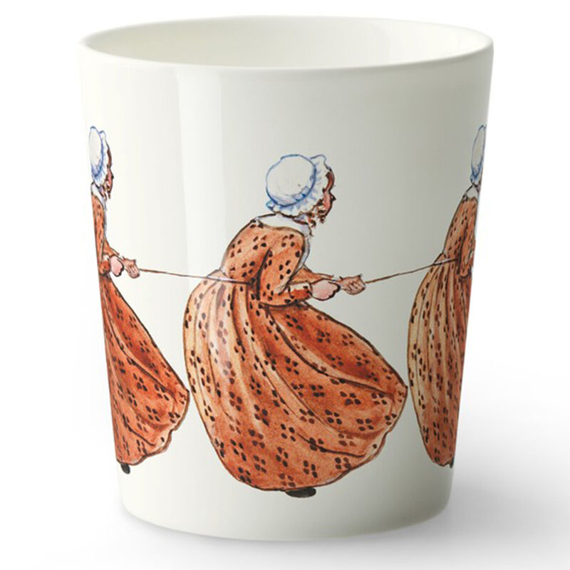 Elsa Beskow -muki 280 ml, Aunt Brown