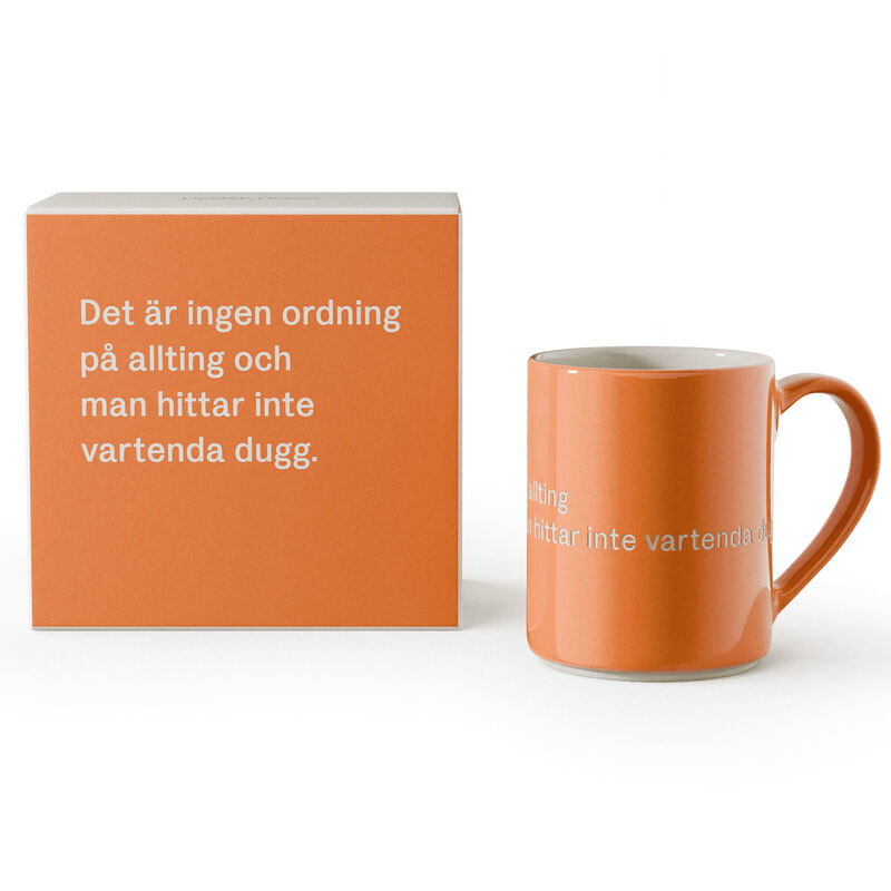 Astrid Lindgren kopp 35 cl, Det är ingen ordning…