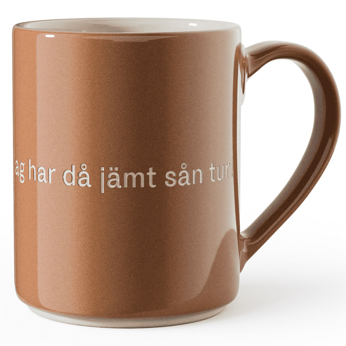 Astrid Lindgren mugg 35 cl, "ej klokt"