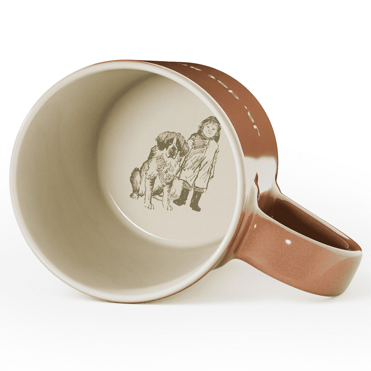 Astrid Lindgren mugg 35 cl, "ej klokt"