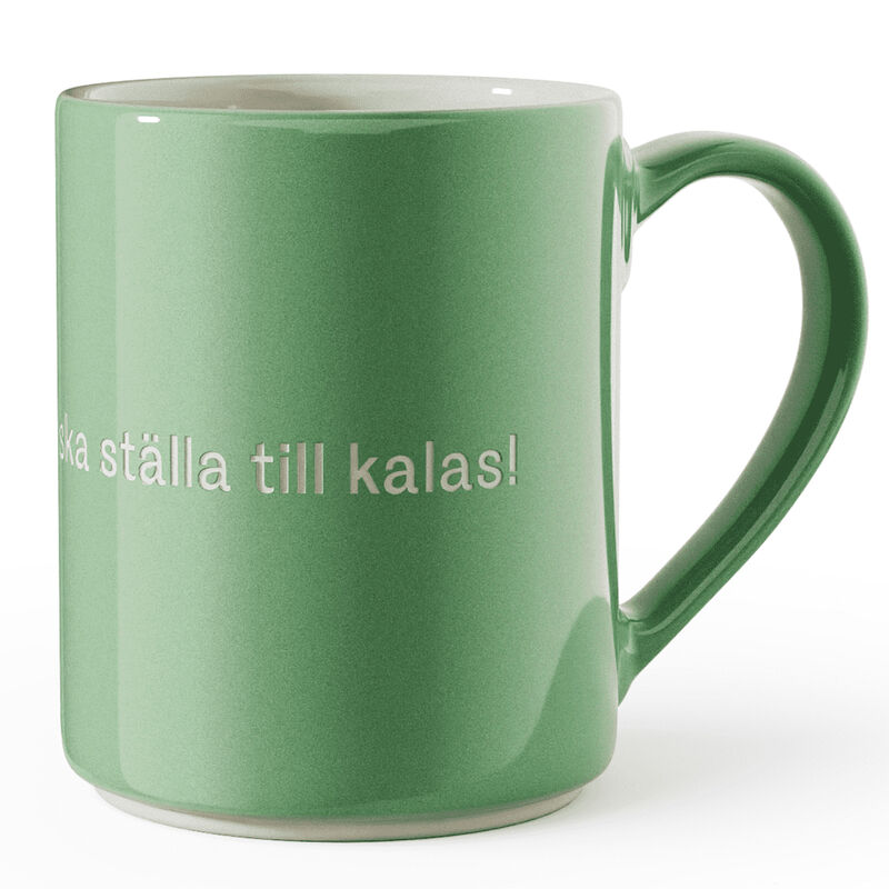 Astrid Lindgren kopp 35 cl, Jag vet en som ska ställa till kalas!