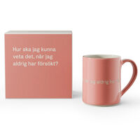 Astrid Lindgren kopp 35 cl, Hur ska jag kunna veta det, när jag aldrig...