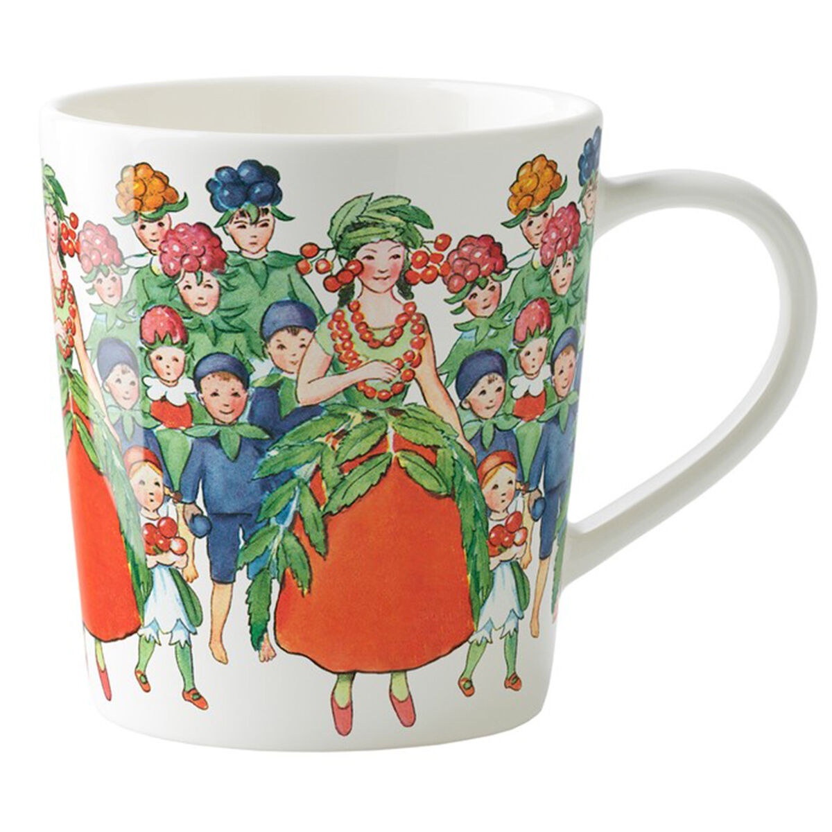 Elsa Beskow krus med hank 40 cl, august