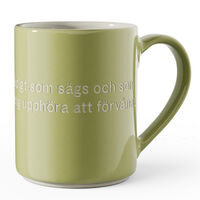 Astrid Lindgren kopp 35 cl, Voj, voj, så mycket onödigt som sägs…