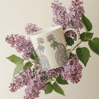 Elsa Beskow krus med hank 40 cl, lilac
