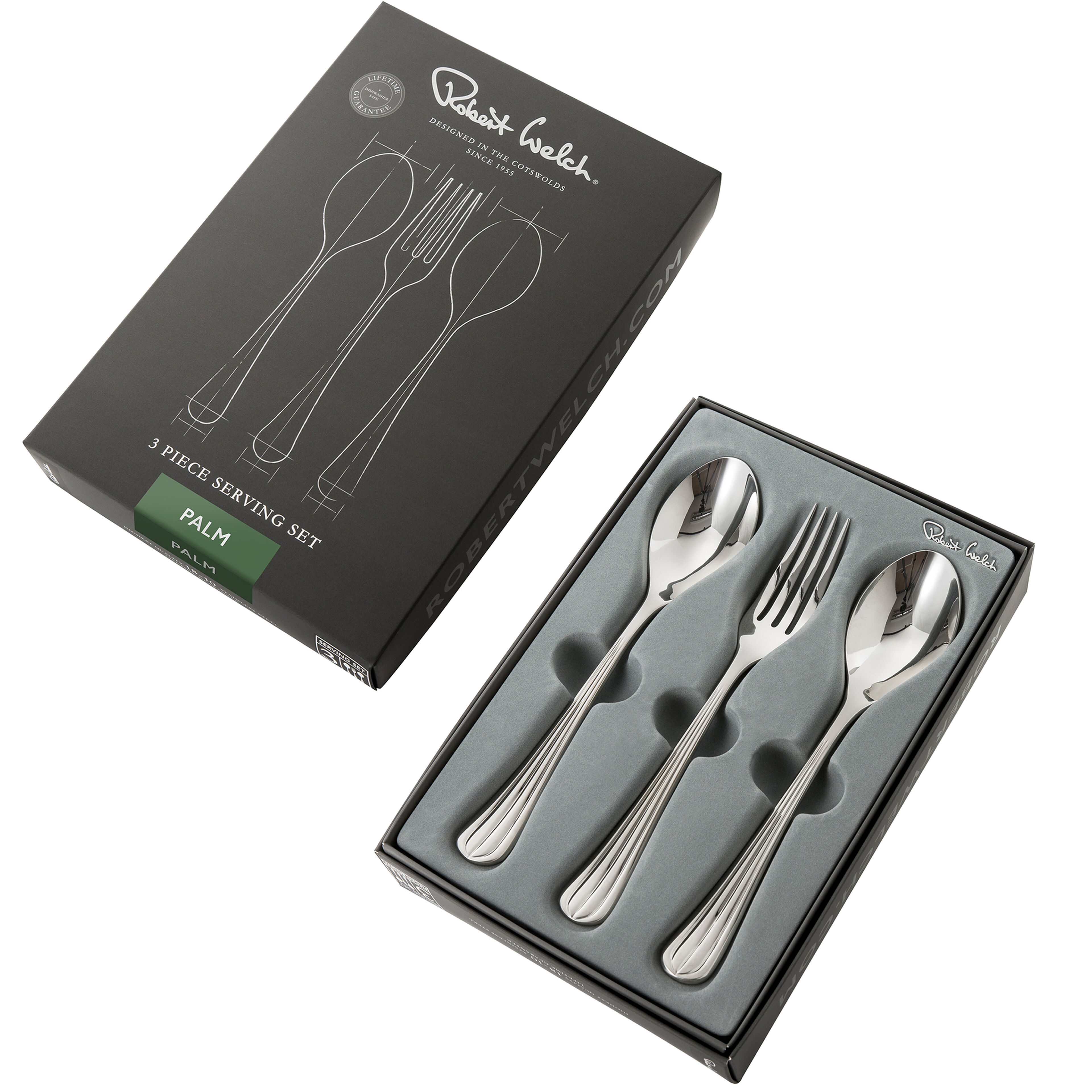 Palm Bright serveringsset 3 delar