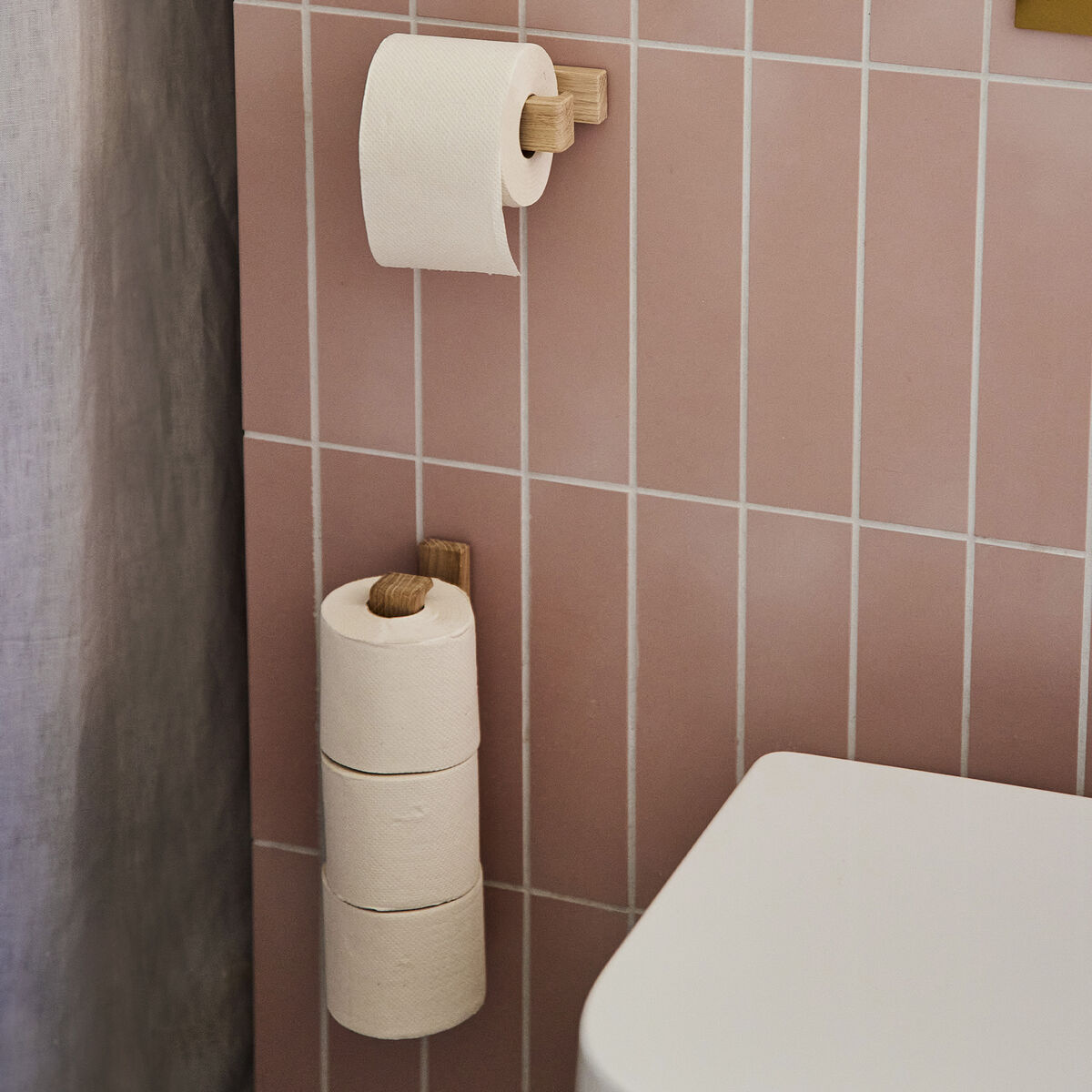 Køkkenrulleholder, eg