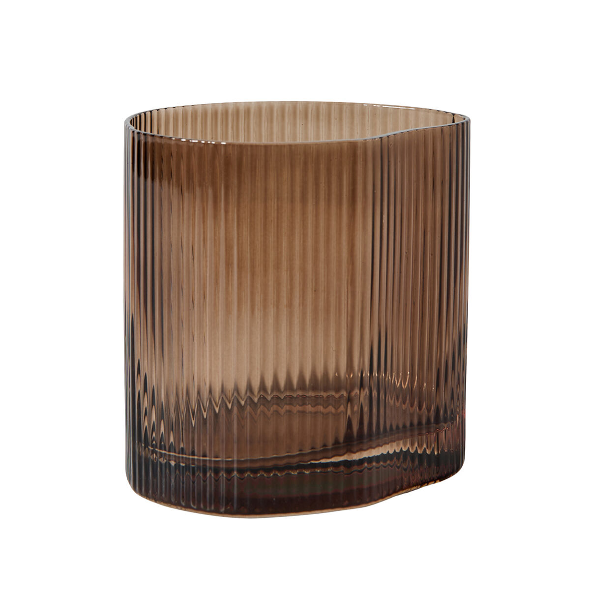 Ripe glas 390 ml, røgbrun