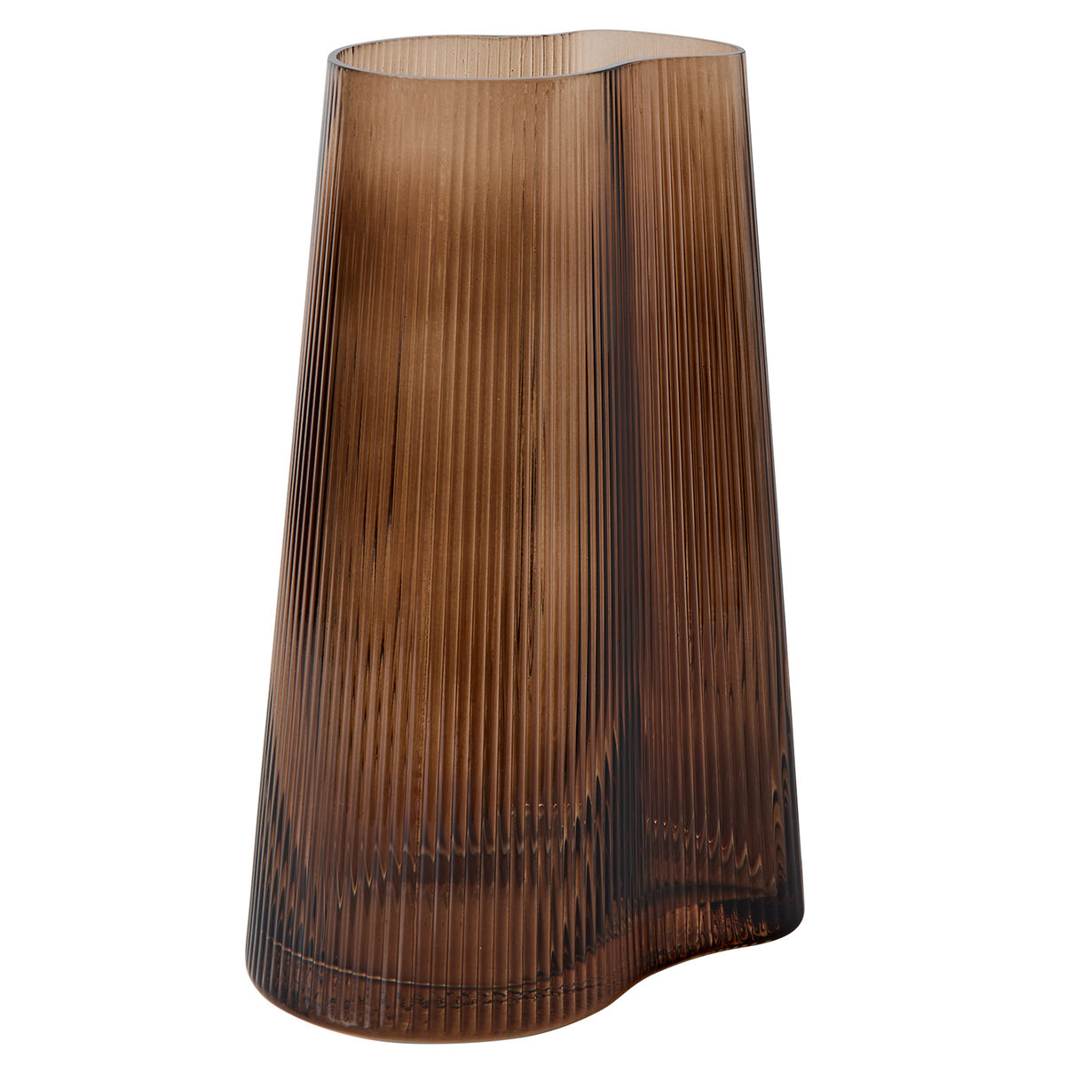 Ripe vase 26 cm, brun
