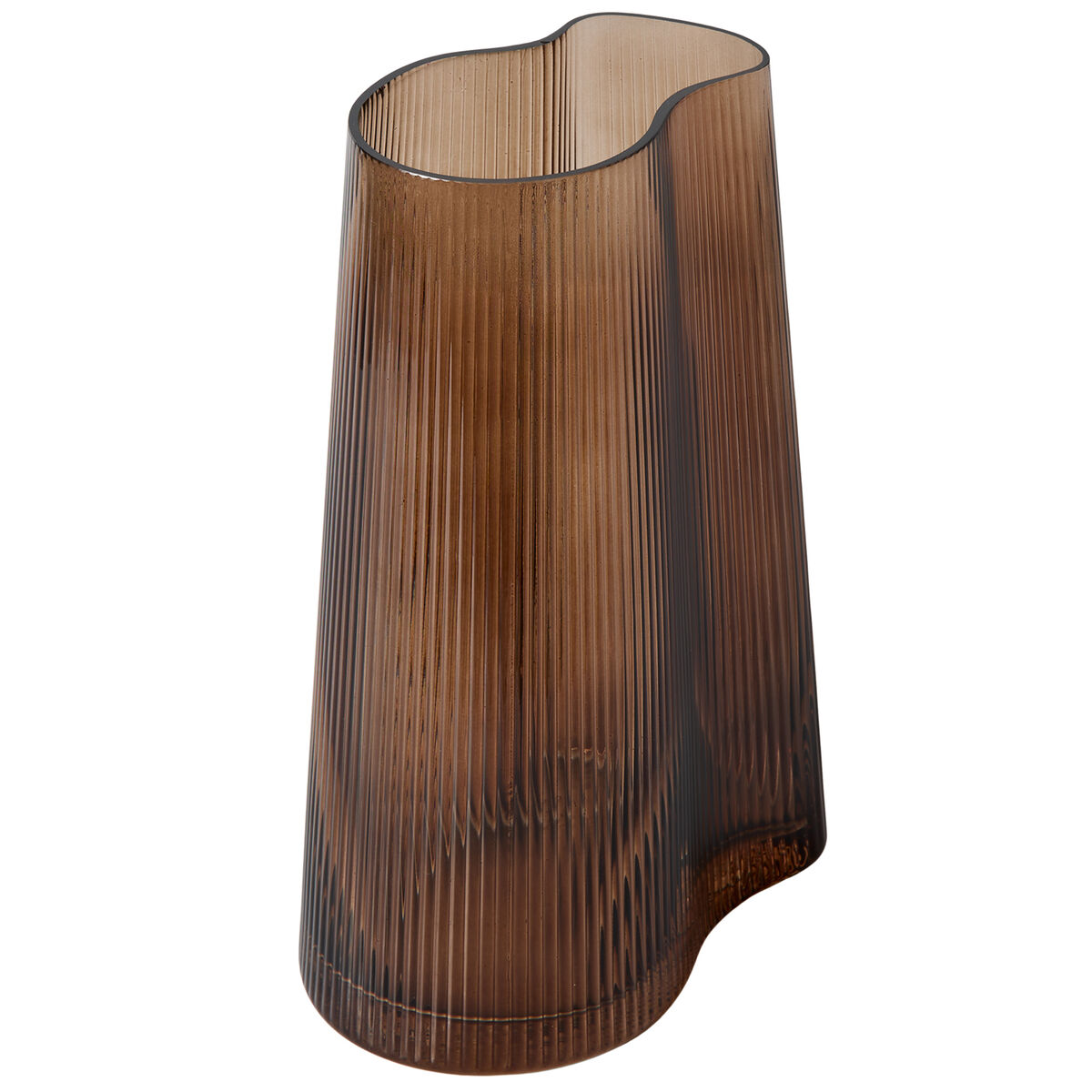 Ripe vase 26 cm, brun