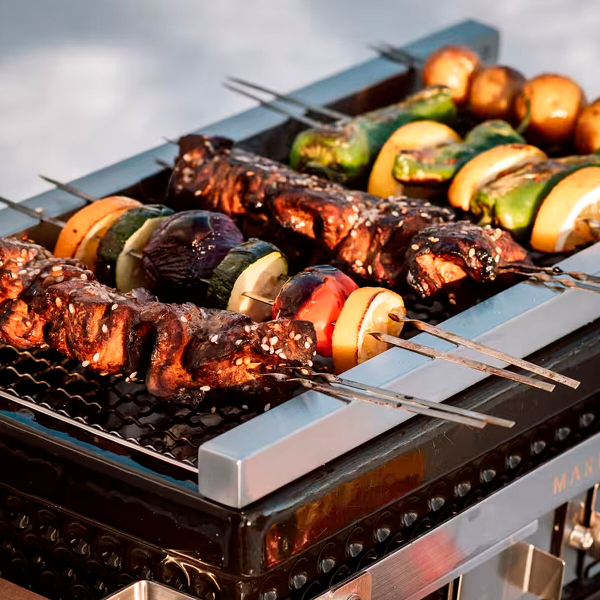 Mareld Premium Hibachi-grill pakke med grillspyd