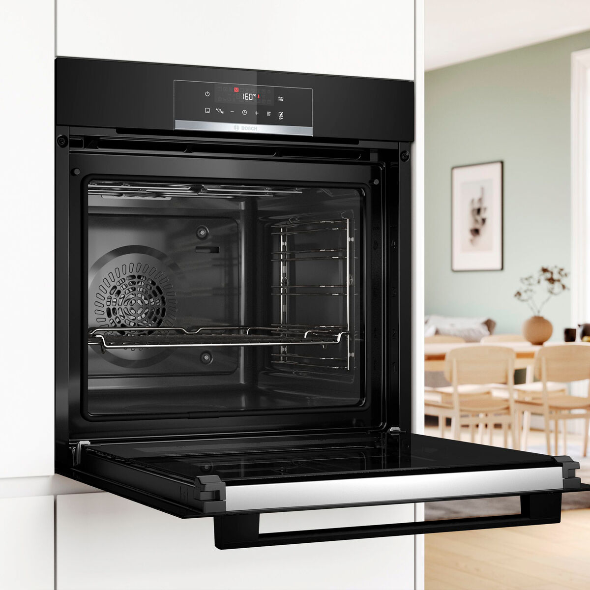 HBA571BB3 Serie 4 inbyggnadsugn 60 × 60 cm, svart