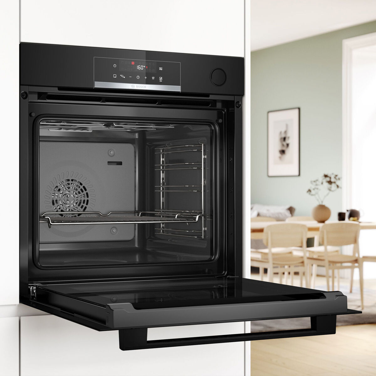 HRG532BB3 Serie 4 inbyggnadsugn 60 × 60 cm, svart