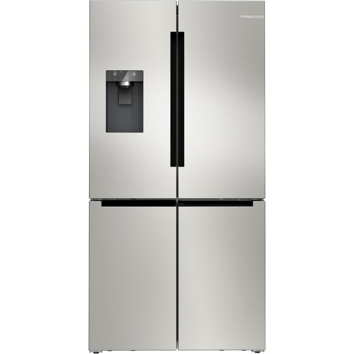 KFI96APEA Serie 6 fritstående kombiskab 183 × 90,5 cm, rustfrit stål