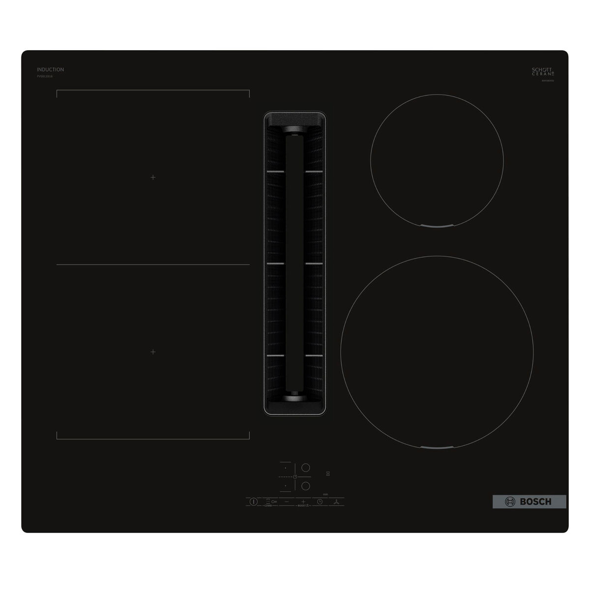 PVS611B16E Serie 4 induktionshäll med integrerad fläkt 60 cm