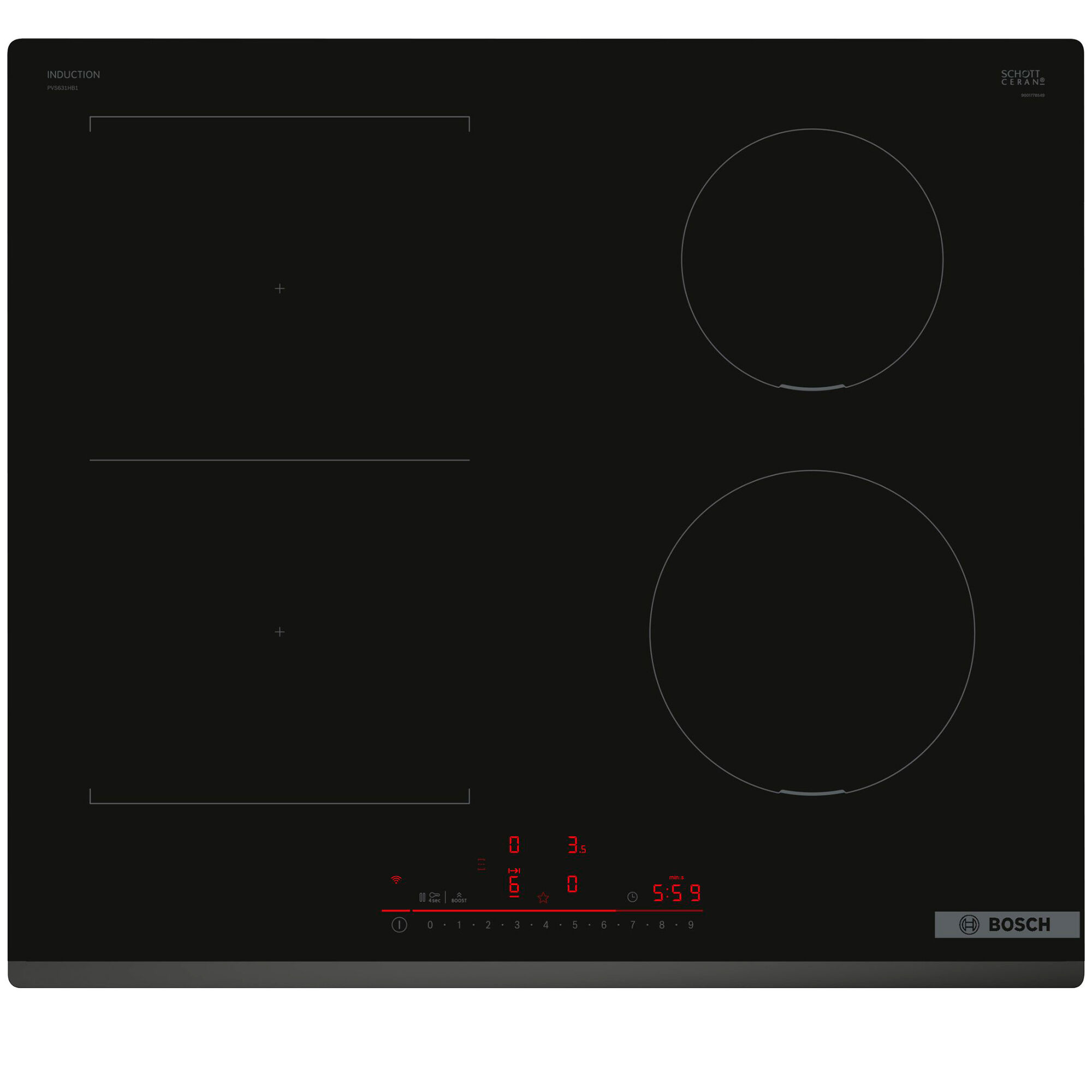PVS631HB1E Serie 6 induktionshäll 60 cm