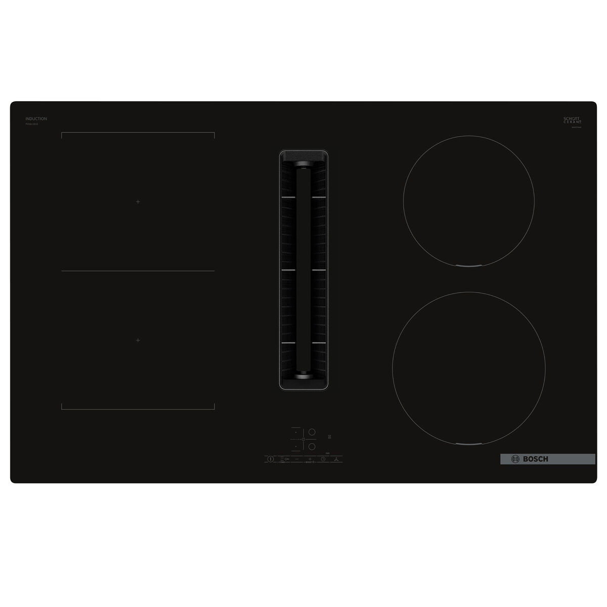 PVS811B16E Serie 4 induksjonstopp 80 cm med integrert ventilator