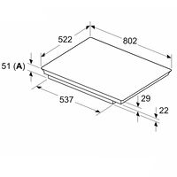 PXE831HC1E Serie 6 induksjonstopp 80 cm
