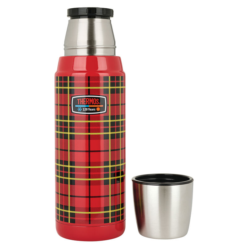 Thermos Jubileum termoflaske 0,5 liter, rødternet