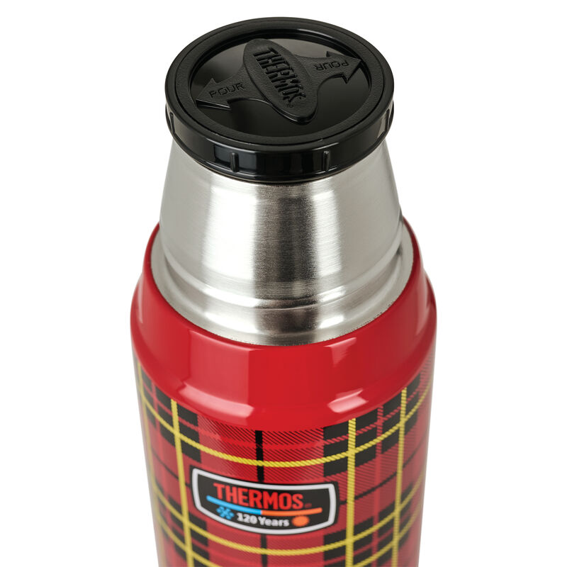 Thermos Jubileum termoflaske 0,5 liter, rødternet