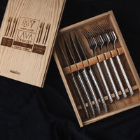 Vargen & Thor LAVA Steakset 8 dele, rustfrit