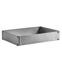 Justerbar kageform 28 x 18 x 5 cm, rustfrit stål