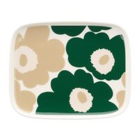 Oiva Unikko fad 12 × 15 cm, grøn, beige, sand