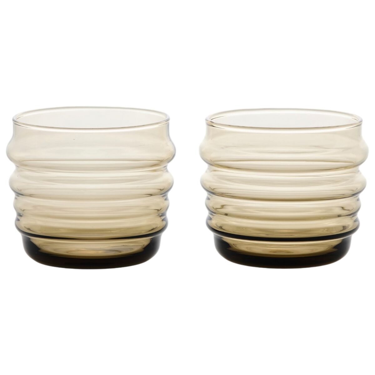 Marimekko Sukat Makkaralla tumblerglas 2-pak, 2 dl, brun