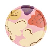 Marimekko Kukasta kukkaan bakke 46 cm, rosa/naturhvid/terracotta/blomme