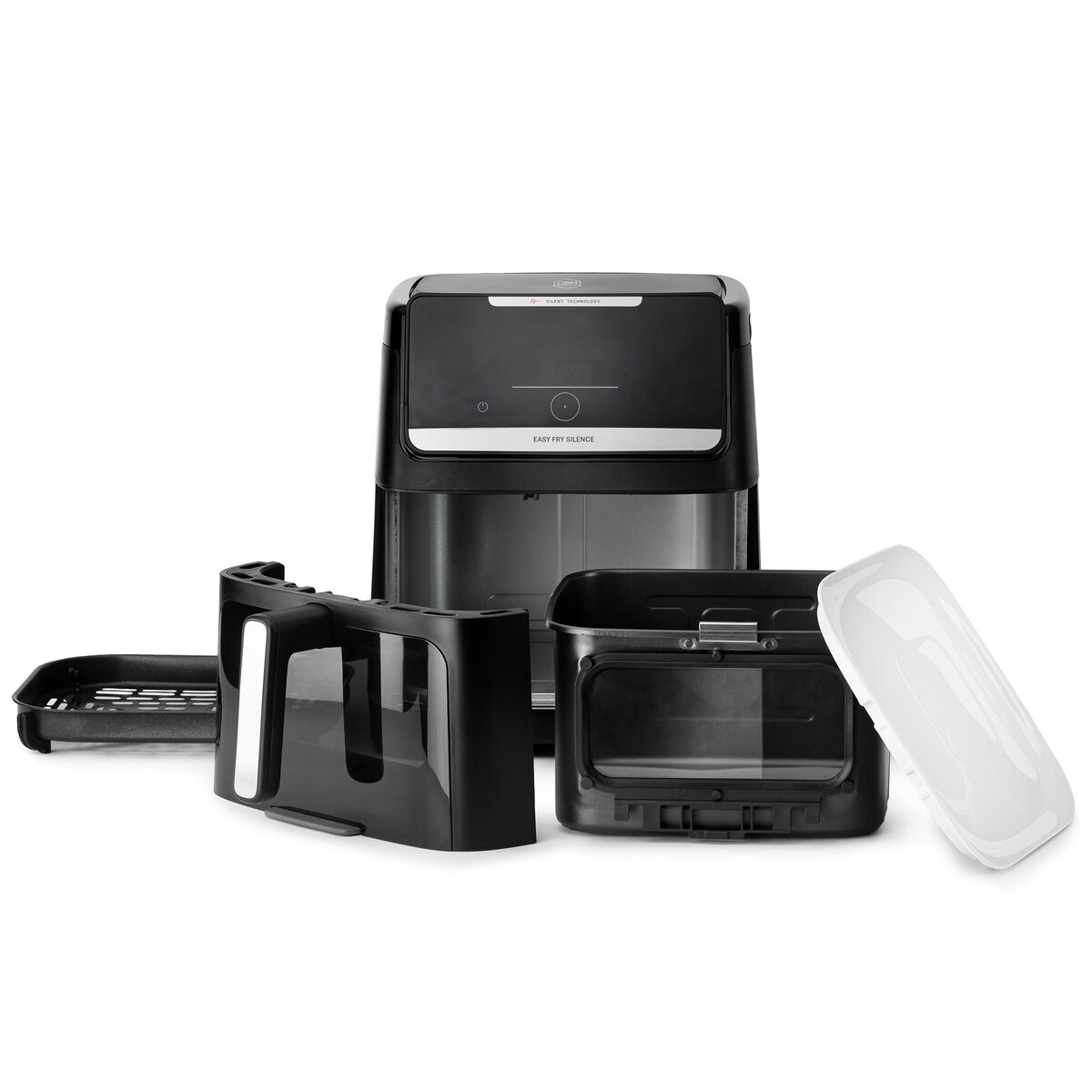Easy Fry Silence Vision airfryer 7 liter, svart