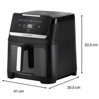 Easy Fry Silence Vision airfryer 7 liter, svart