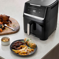 Easy Fry Silence Vision airfryer 7 liter, svart