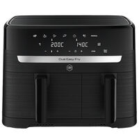Easy Fry Dual airfryer 8,3 l, sort