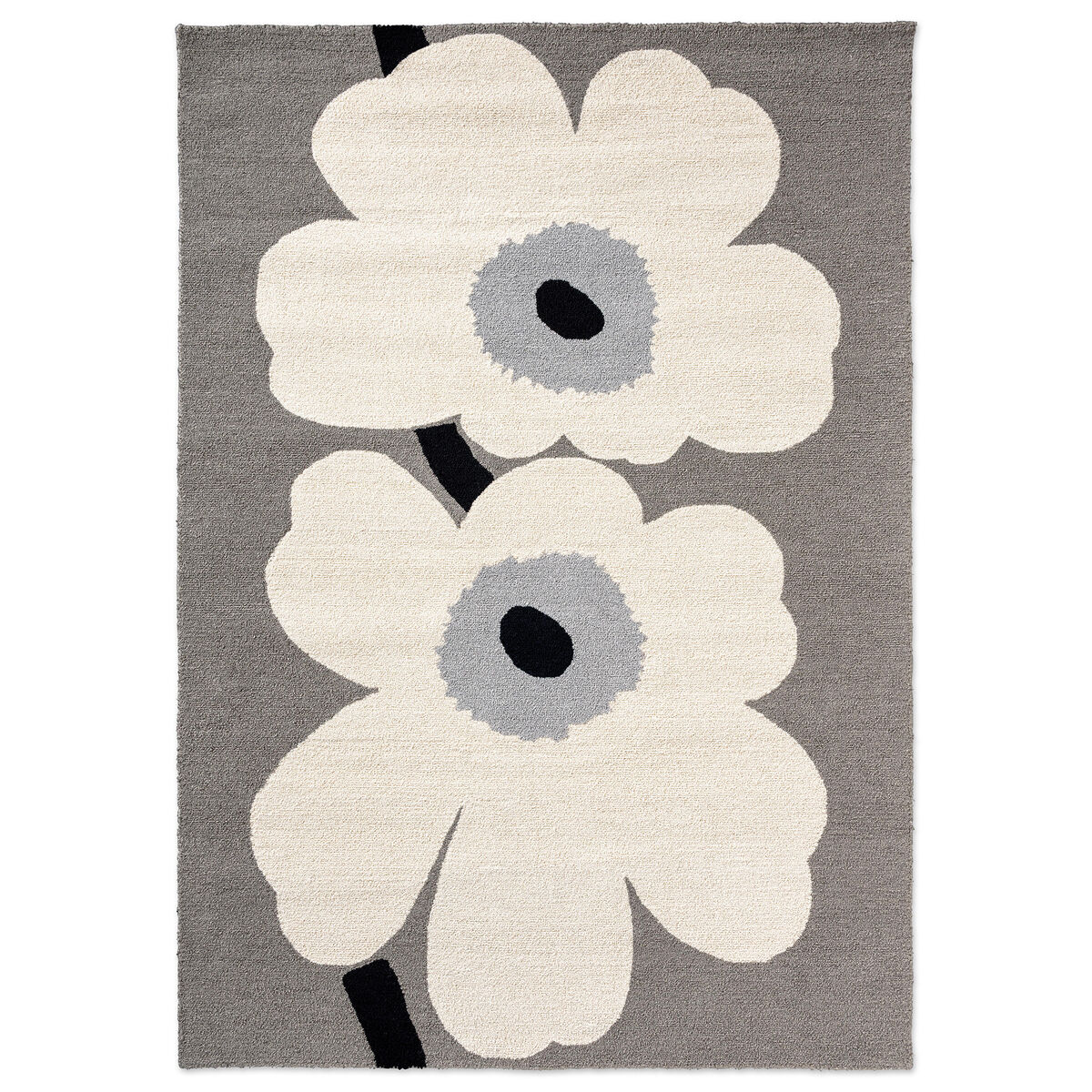 Unikko 60 th Anniversary gulvtæppe til udendørsbrug 160 x 230 cm, grå