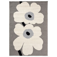 Unikko 60 th Anniversary gulvtæppe til udendørsbrug 160 x 230 cm, grå