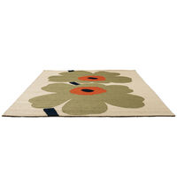 Unikko 60th Anniversary utendørsteppe 140 x 200 cm, dusty green