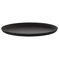 Alessi Pleats bricka 23 cm, svart
