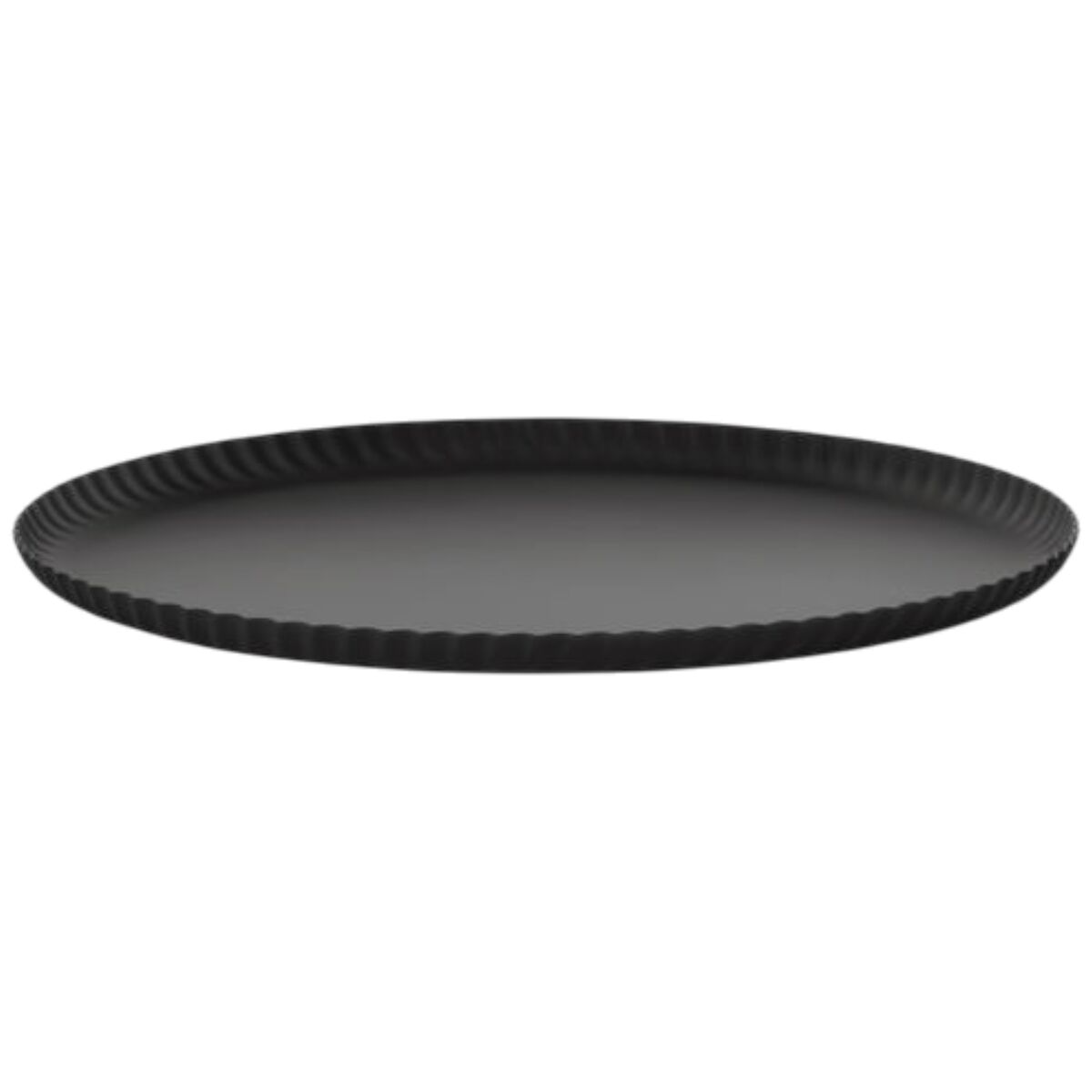 Alessi Pleats bricka 31 cm, svart