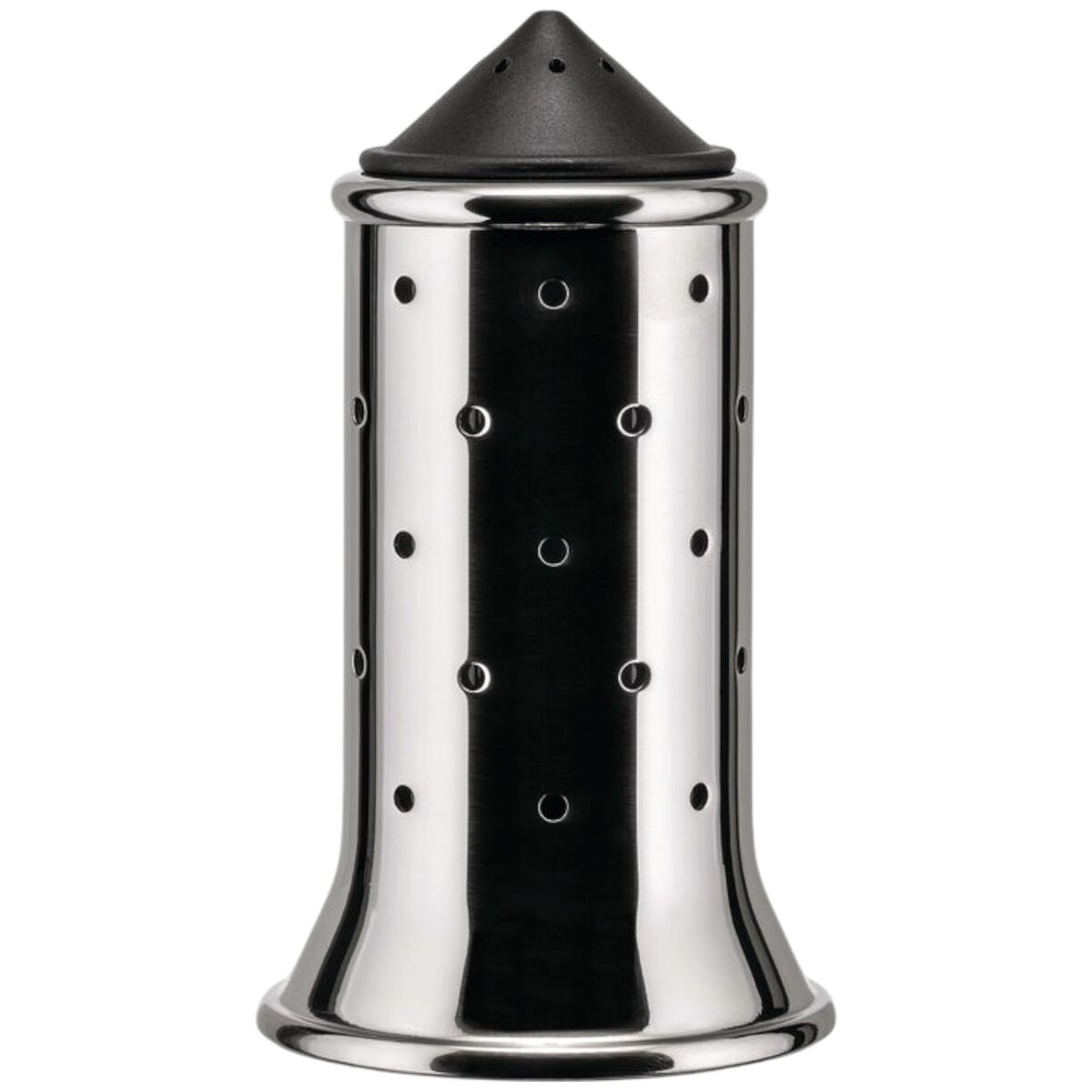 Alessi Saltkvarn, stål/svart