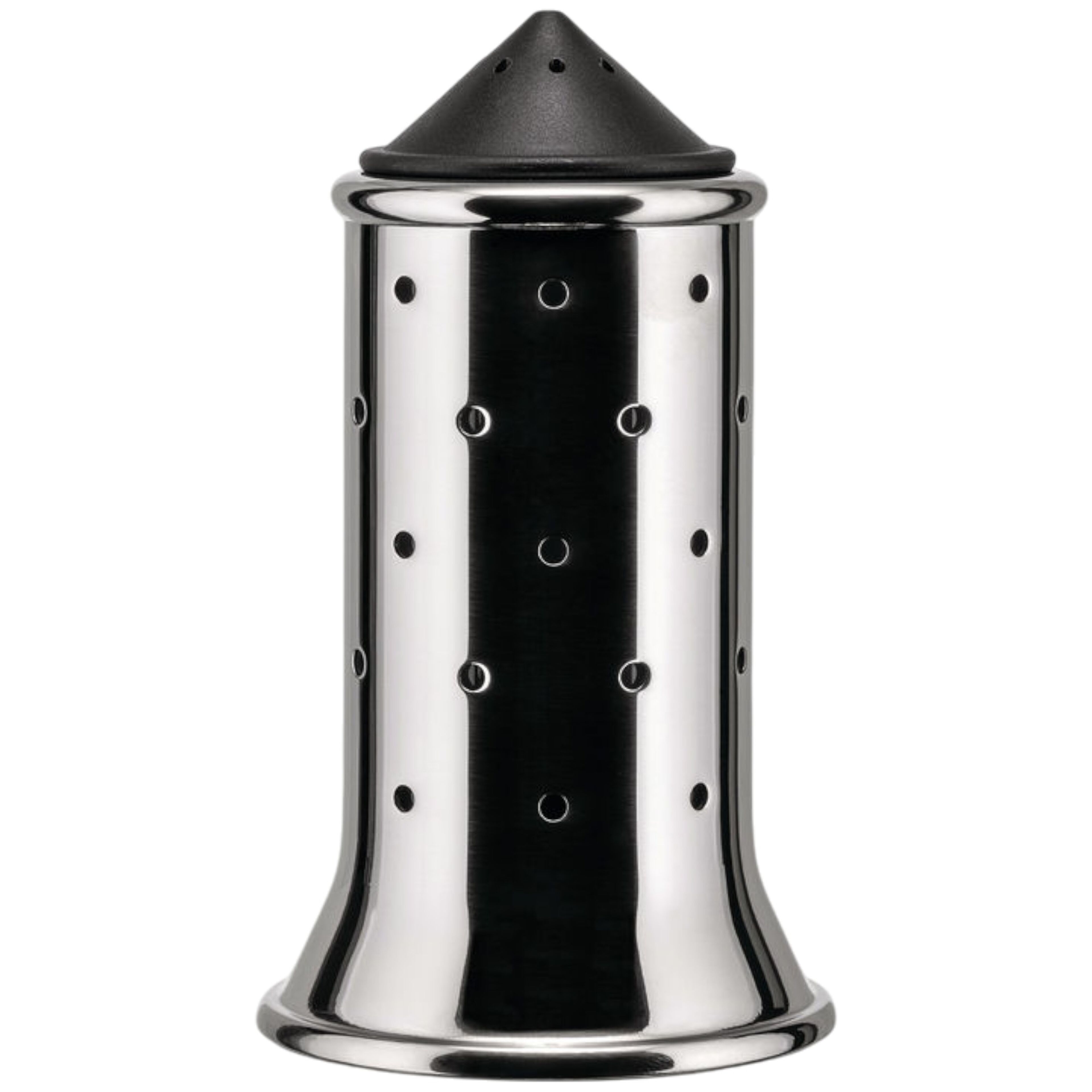 Alessi Saltkvarn, stål/svart