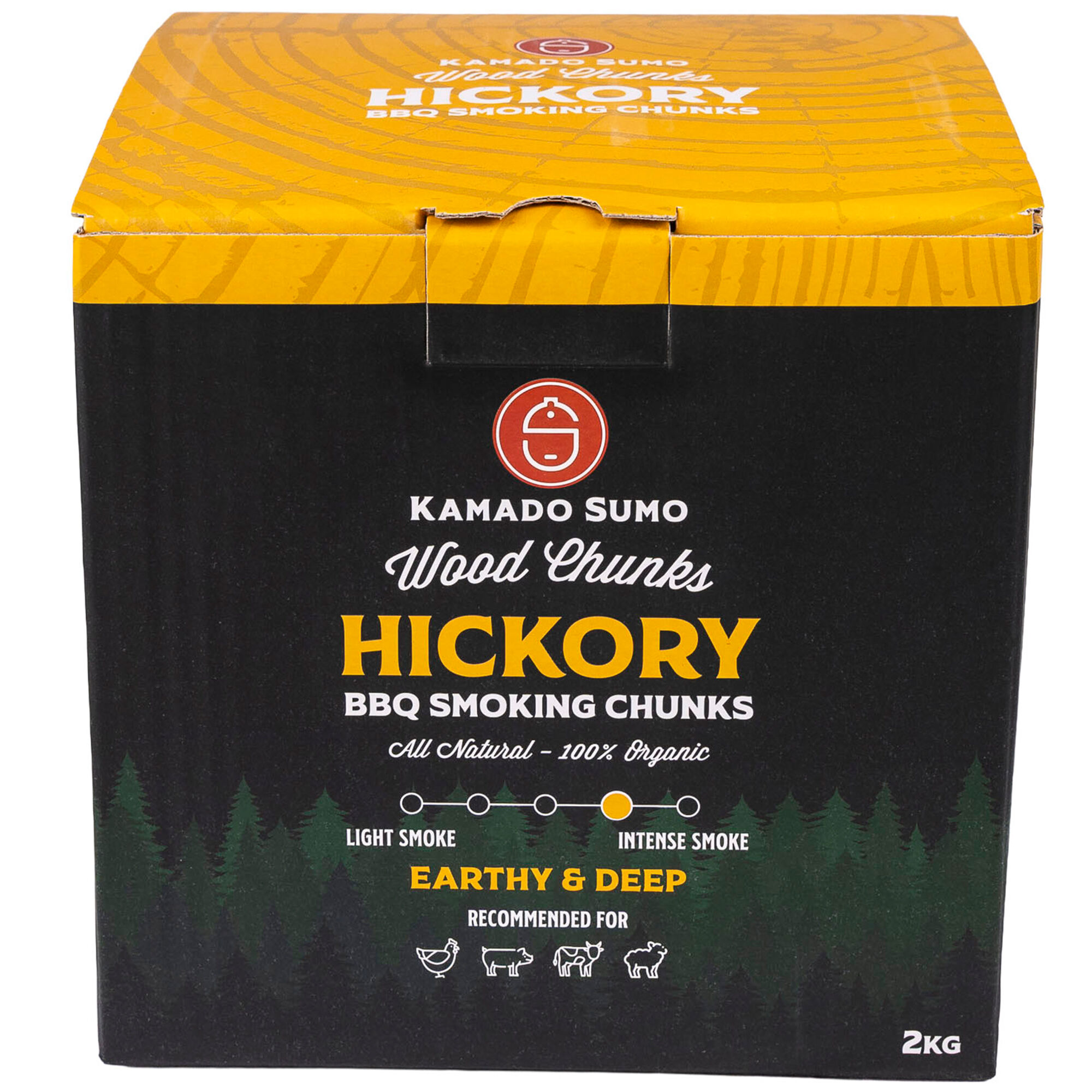 Hickory rökved 2 kg