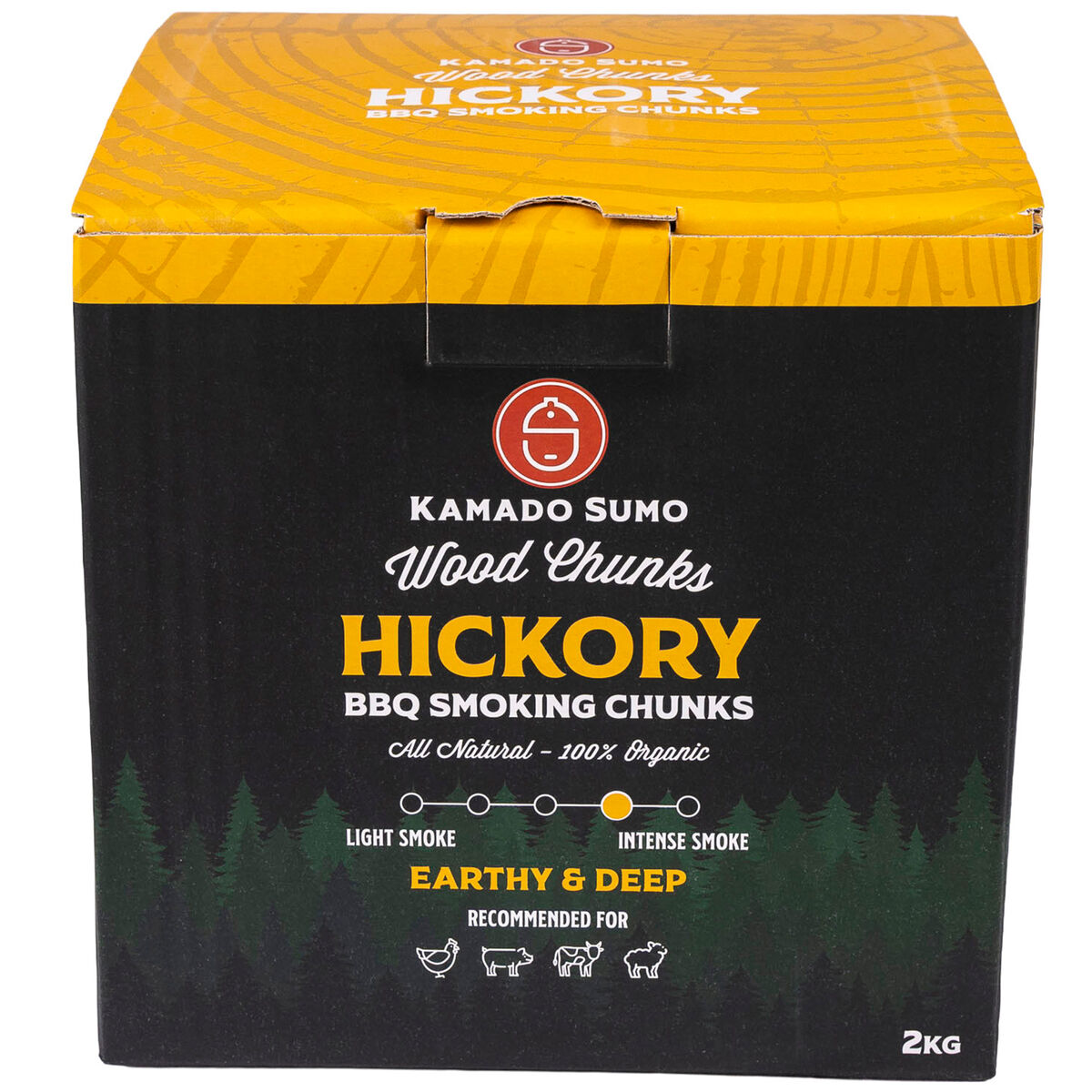 Hickory rökved 2 kg