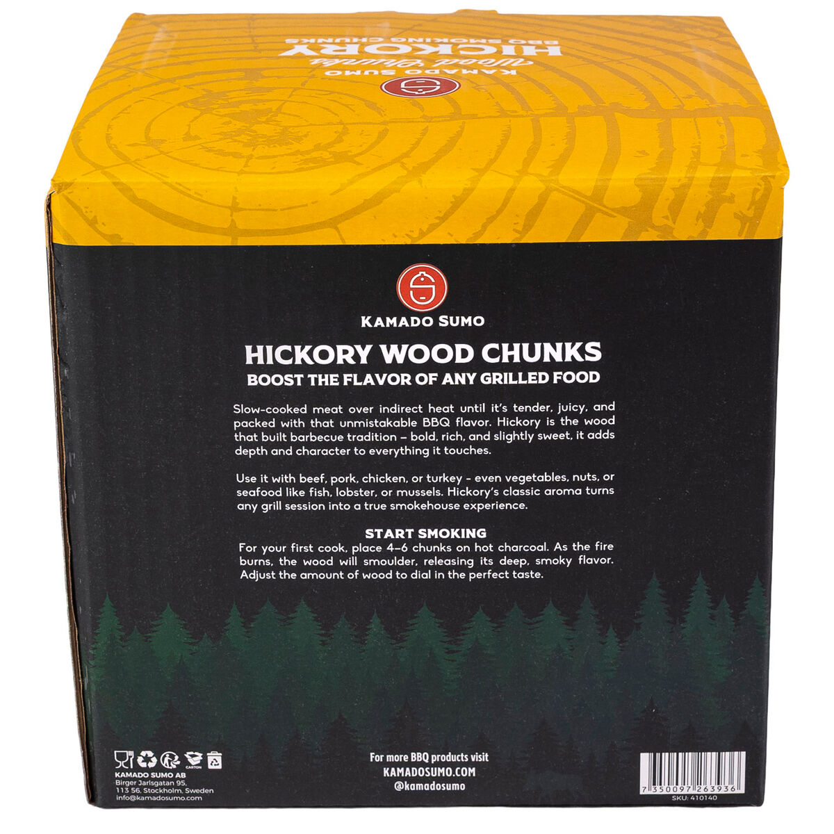 Hickory rökved 2 kg